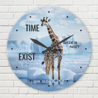 Funny Surreal Giraffe in der Antarktis
