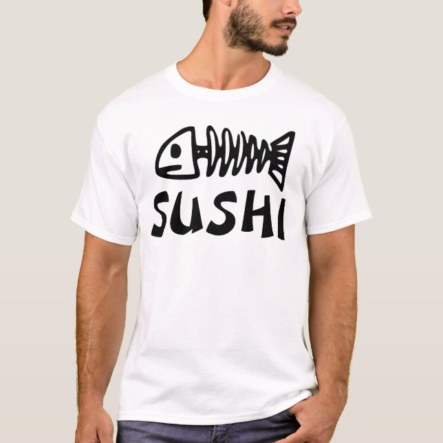 FUNNY SUSHI FISH T - Shirt (Vorderseite)