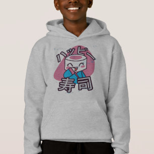 Funny Sushi Master Cartoon Design Hoodie