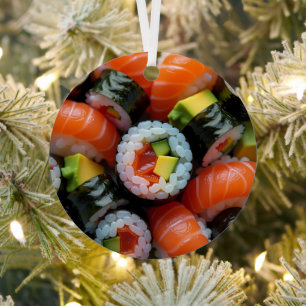 Funny Sushi Pun Personalisierte Weihnachten Ornament Aus Metall