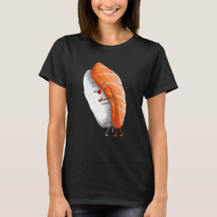 Funny Sushi Umarmung für Kinder Männer Frauen Cool T-Shirt