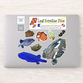 【Funny Süsse Critters】 Put auf dein Tauchlogbuch! Aufkleber