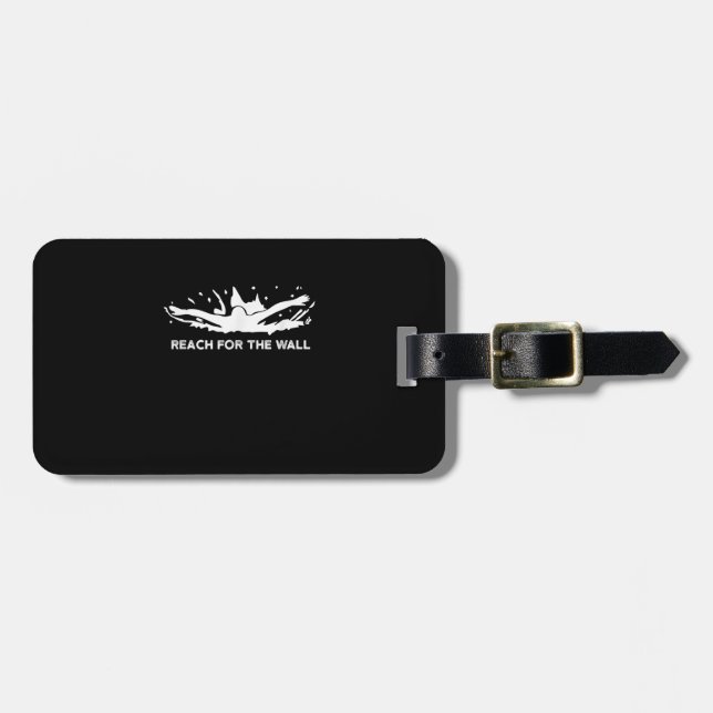 Funny Swift Geschenk Schwimmer Sportschwimmer Team Gepäckanhänger (Vorderseite horizontal)