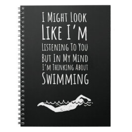 Funny Swim Gifts For Swimmers Swimming Sports Team Notizblock