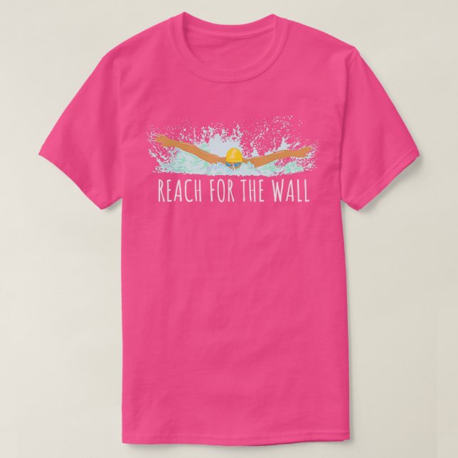 Funny Swim Team Geschenk für ein Zitat zum Baden T-Shirt (Design vorne)