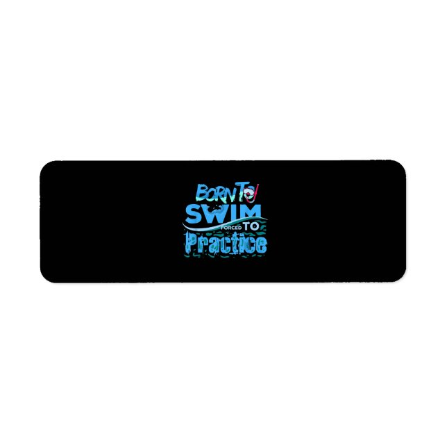Funny Swimming Geschenkdesign (Vorne)
