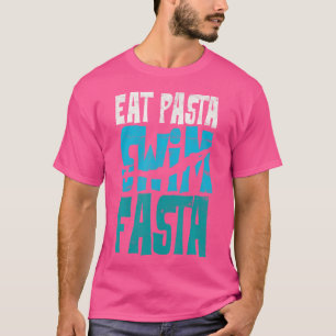 Funny Swimming Pool Team Frische Pasta machen T-Shirt