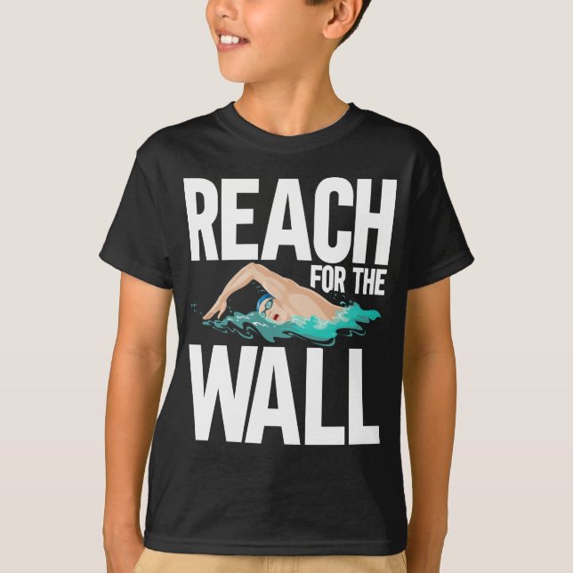 Funny Swimming Team Swimmer Zitate T-Shirt (Vorderseite)