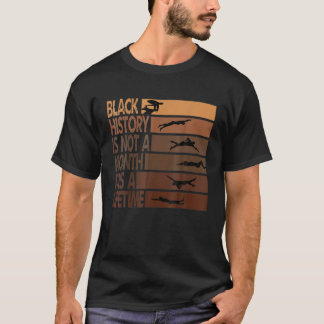Funny Swimming Zitat, Cooler Schwarzgeschichte Mon T-Shirt