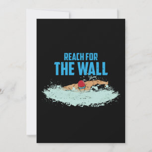 Funny Swimming Zitat Schwimmer Geschenk Einladung