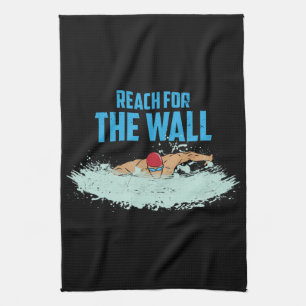 Funny Swimming Zitat Schwimmer Geschenk Geschirrtuch