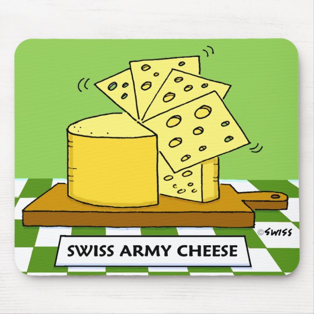 Funny Swiss Army Chei Cartoon Mouse Pad Mousepad (Vorne)