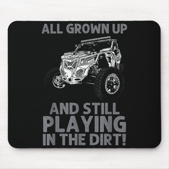 Funny Sxs Design For Men Women Offroading Utv Side Mousepad (Vorne)