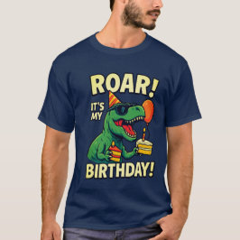 Funny T-Rex Dino Birthday T-Shirt