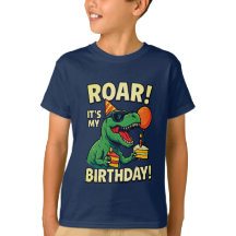Funny T-Rex Dino Birthday