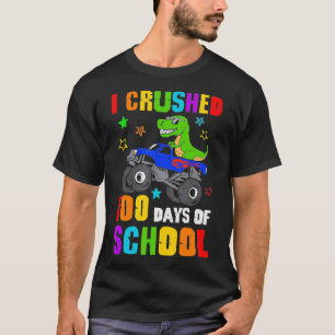 Funny T rex Dinosaur Reitmonster Truck Kids Tod T-Shirt