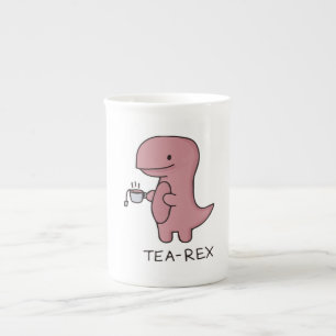 Funny T Rex Dinosaur Tea Lover Geschenk, Dinosauri Prozellantasse