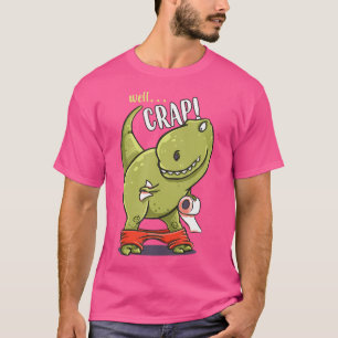 Funny T-Rex Dinosaur Tyrannosaurus Toilette T-Shirt