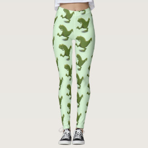 Funny T rex dinosaurier Cartoon Spaß Leggings