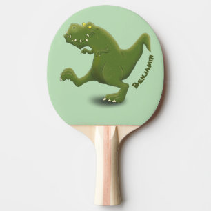 Funny T rex dinosaurier Cartoon Spaß Tischtennis Schläger