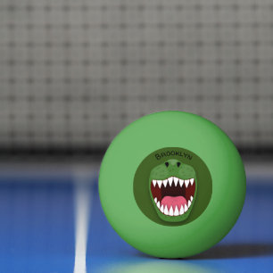 Funny T Rex Dinosaurier Cartoon Tischtennisball
