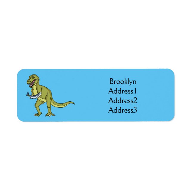 Funny T rex dinosaurier Illustration (Vorne)