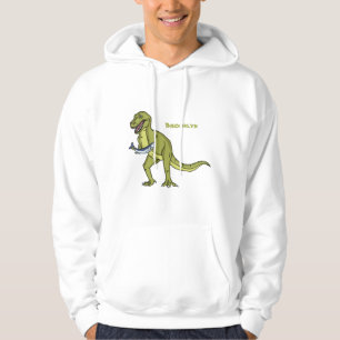 Funny T rex dinosaurier Illustration Hoodie