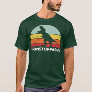 Funny T Rex ist unaufhaltsam mit Trash Grabber Pic T-Shirt