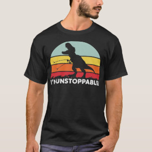Funny T Rex ist unaufhaltsam mit Trash Grabber Pic T-Shirt