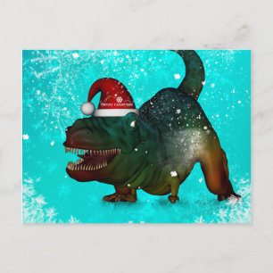 Funny T-rex Postkarte