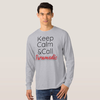 Funny T - Shirt Behielt Calm&Call Paramedic