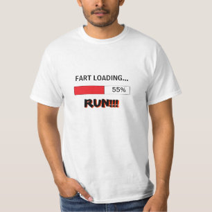 Funny T - Shirt für Männer FURZ LADEN RUN