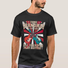 Funny T - Shirt Real Grandmas spielen Bingo und Gi
