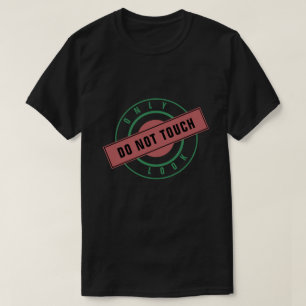 Funny T - Shirt Text Briefmarke nur aussehen - Tou