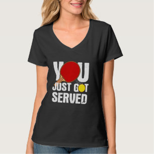 Funny Table Tennis für Damen Ping Pong Player T-Shirt