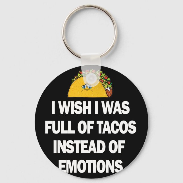 Funny Taco Design für Frauen Taco Design Schlüsselanhänger (Vorderseite)
