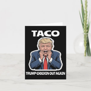 Funny Taco erschreckte Trump immer Hühner aus Karte