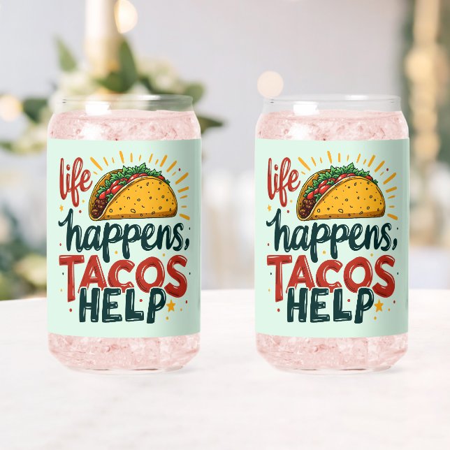 Funny Taco Lover Fiesta Feinschmecker Spaß Dosenglas (Insitu (Hochzeit))