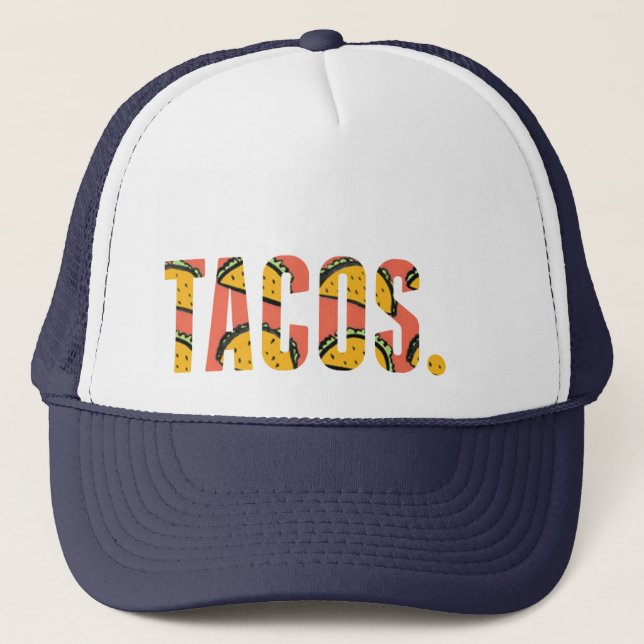 Funny Taco Lover Tacos. Kappe (Vorderseite)