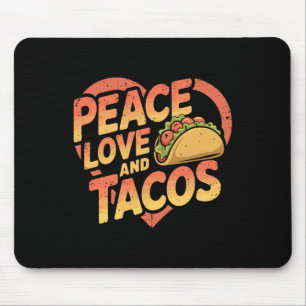 Funny Taco Mexican Food Lover Cinco De Mayo Jm Pea Mousepad