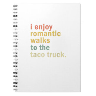 Funny Taco Romantic Walk Taco Truck Lover Taco Gif Notizblock