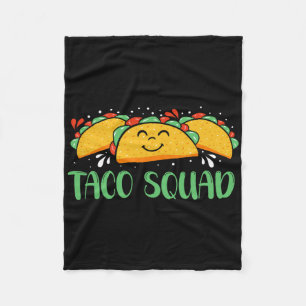 Funny Taco Squad Cinco de Mayo Männer und Frauen Fleecedecke