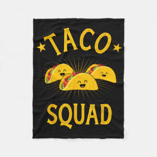 Funny Taco Squad für Taco Dienstag Crew und Cinco Fleecedecke