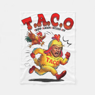 Funny Taco Trump hält immer Shirt Männer Frauen au Fleecedecke