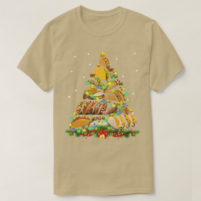 Funny Tacos sapin de Noël laide Sweat de Noël (Design devant)