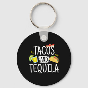 Funny Tacos und Tequila Mexican Sombrero Tank Top Schlüsselanhänger