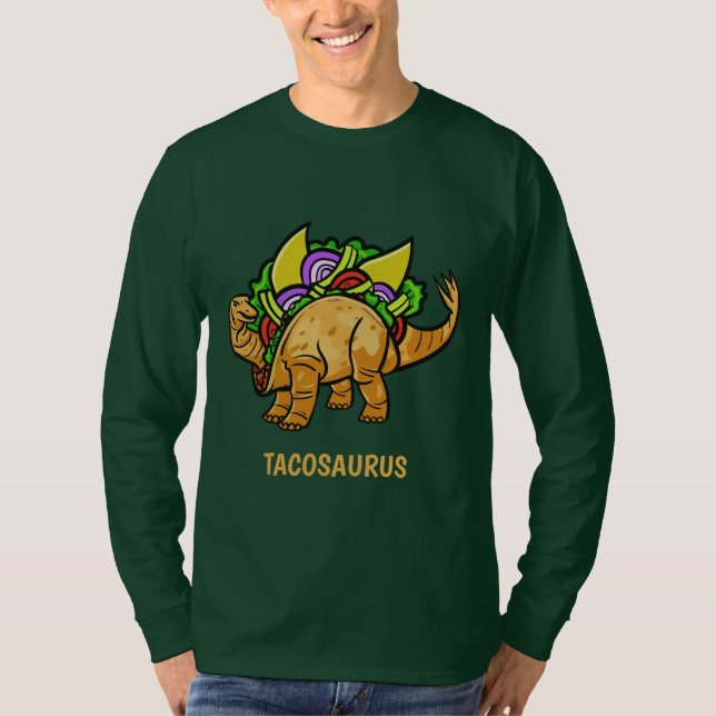 Funny TACOSAURUS chemises et vestes personnalisées (Devant)