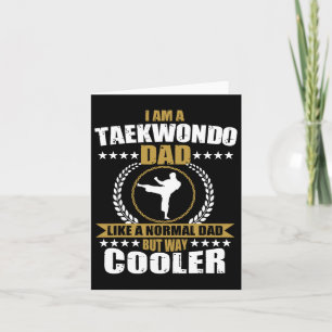 Funny Tae Kwon Do Fighter Vater Taekwondo for Men  Karte