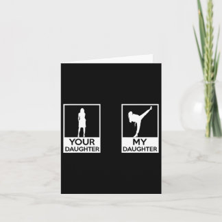 Funny Taekwondo Mama Vater Martial Arts Karate-Gir Karte