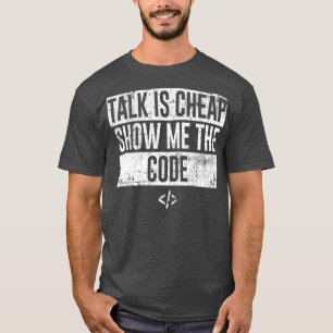 Funny Talk ist bilap zeigen Sie mir den Code-Progr T-Shirt